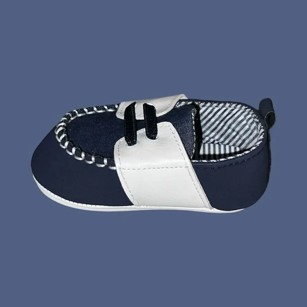 Pitter Pat Baby Boat Crib Shoes Size 19 US PreWalker